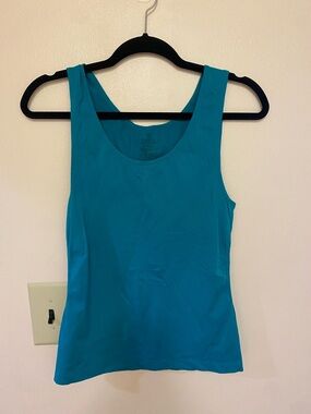 Worthington Teal Scoop Neck Tank Top